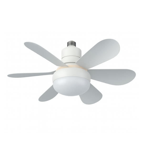 FOCO VENTILADOR BLANCO E27 26W CCT MULTI TEMPERATURA ATENUABLE TECNOLED ML-FAN-CH26W