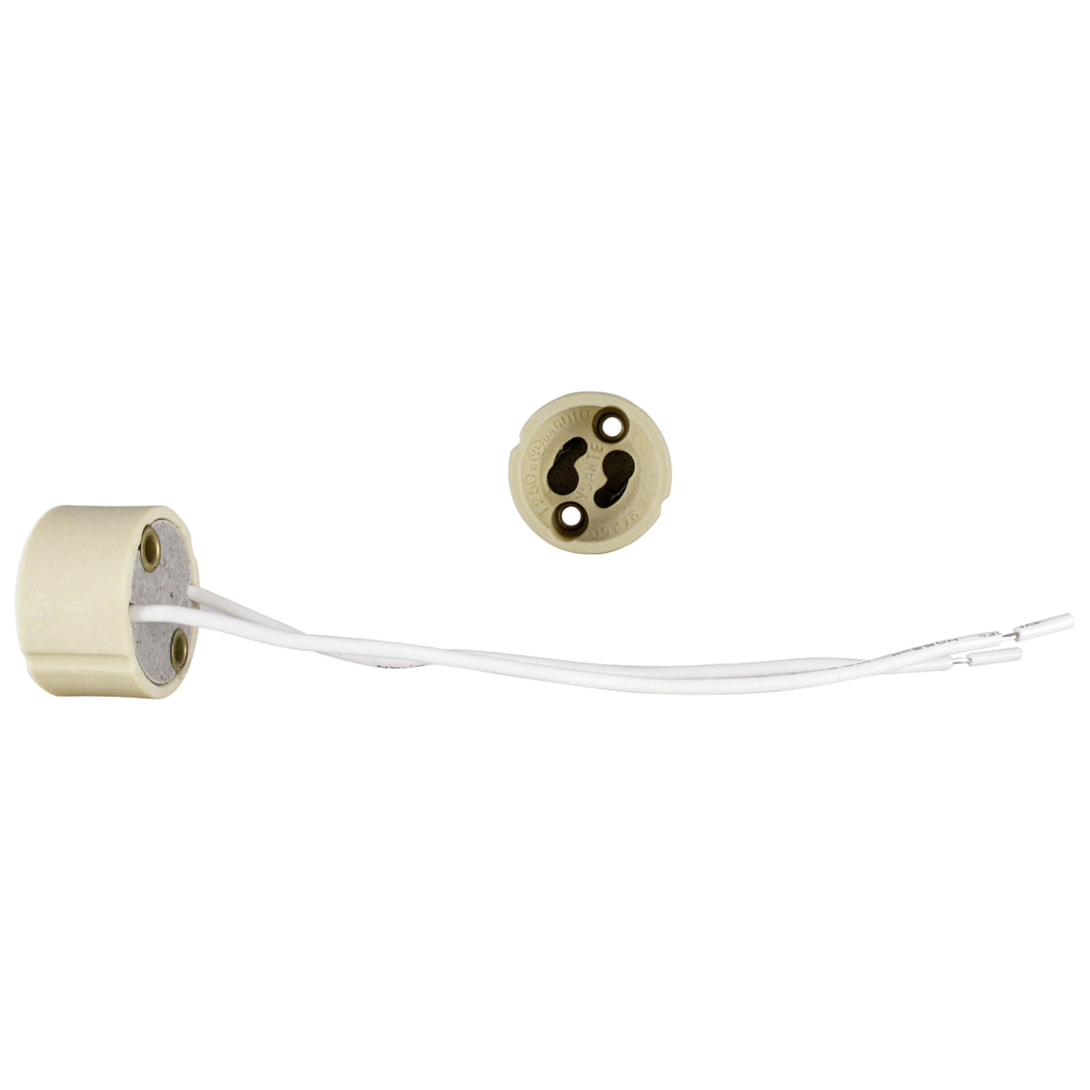 BASE GU10 CERAMICA C/CABLE ARTLITE (PRECIO POR PIEZA)