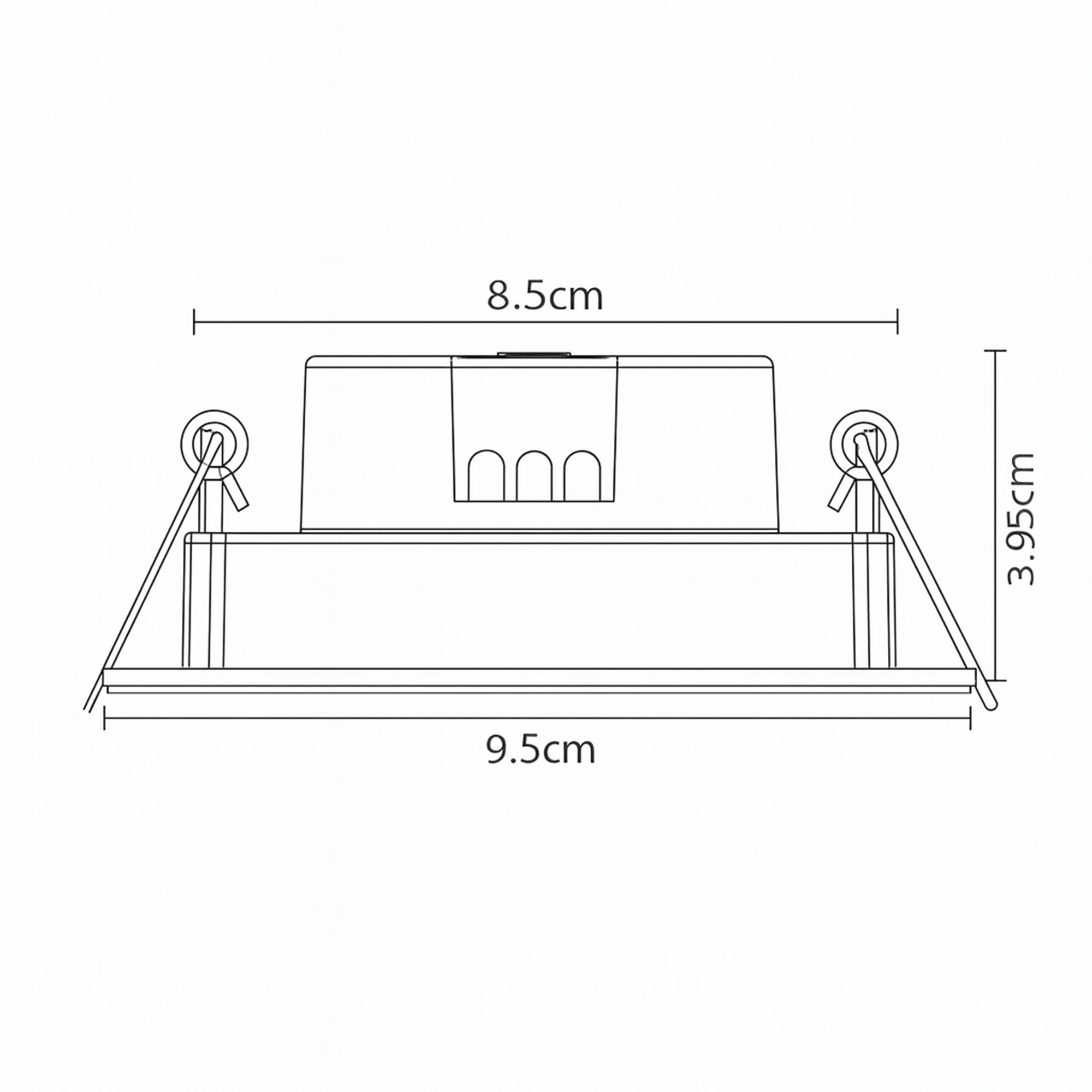 LÁMPARA EMPOTRABLE LED REDONDO 5W 90-250V 65K LUZ FRÍA WINLED WDO-002