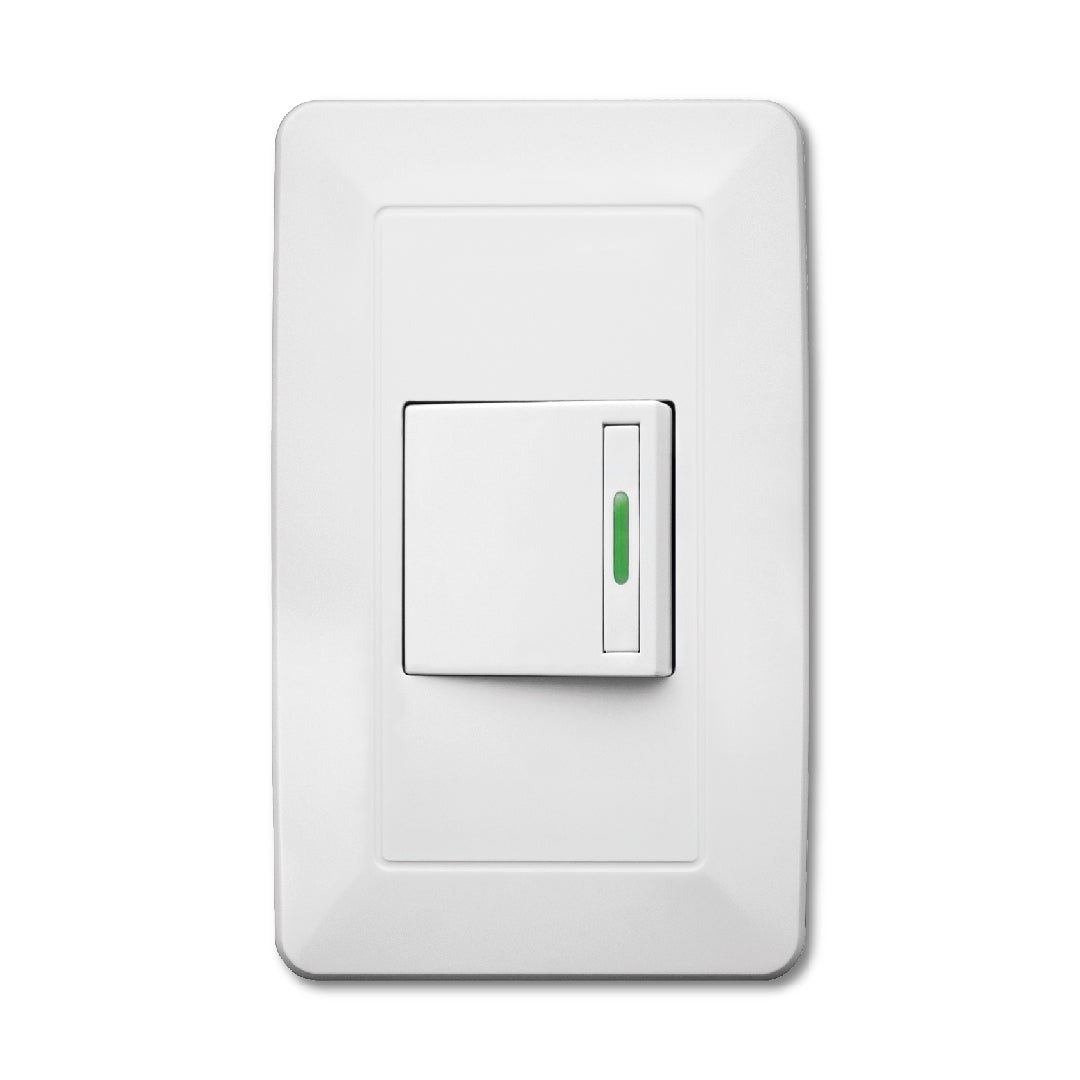 PLACA APAGADOR 1 INTERRUPTOR 2 VIAS BLANCO WINLED WPL-301