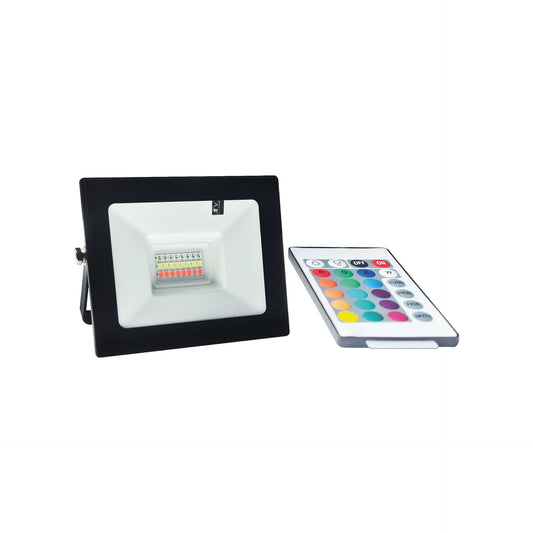 REFLECTOR LED 10W SMD RGB C/CONTROL REMOTO