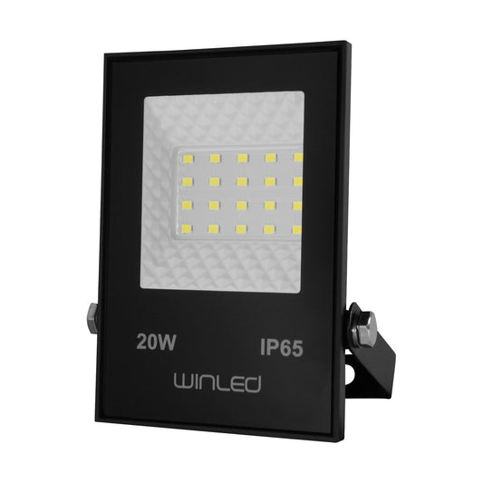 REFLECTOR SLIM LED DE 20W SMD BLANCO FRIO WRE-009 WINLED 90-260V 1700LM PARA USO EXTERIOR