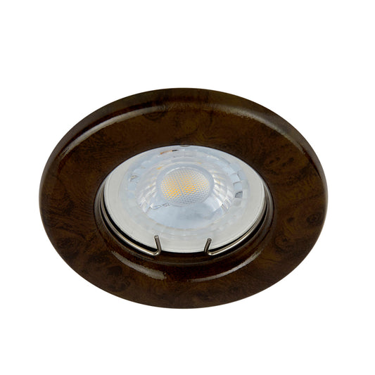 LUMINARIO EMPOTRADO LED DE TECHO MADERA ALEZIO 50W 100-240V GX5.3 YD-220/M