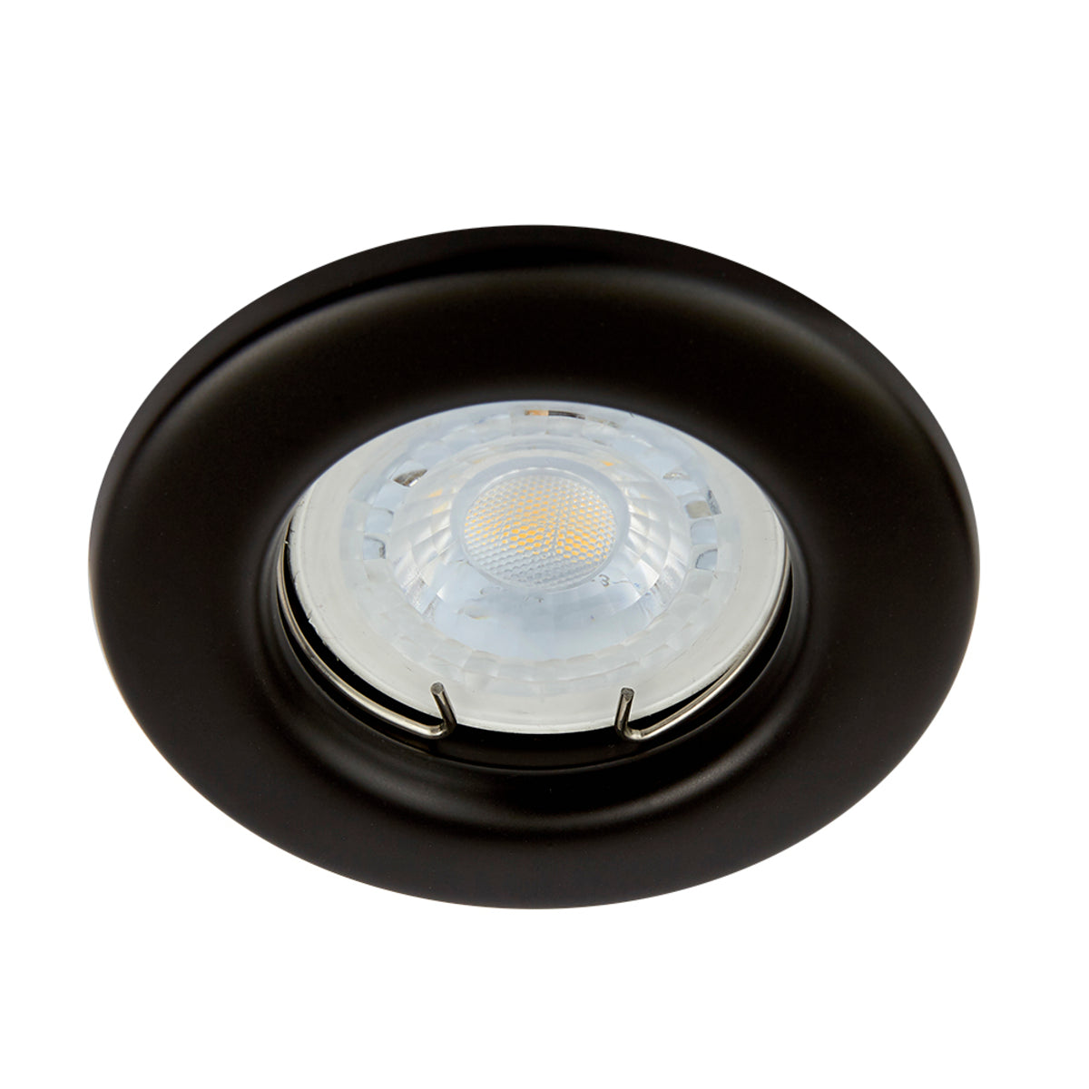 LUMINARIO EMPOTRADO LED DE TECHO ALEZIO NEGRO 6W 100-240V GX5.3 YD-220/N