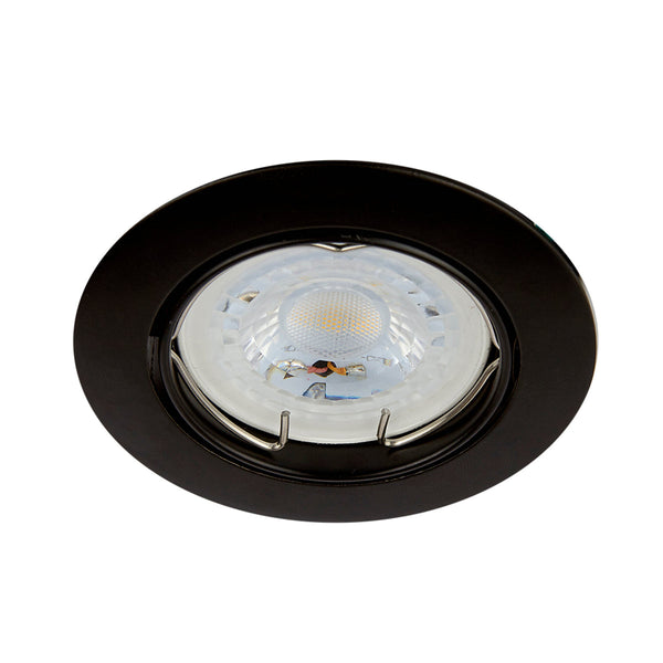EMPOTRADO PARA INTERIOR DE TECHO NEGRO ANDORA 6W 100-240V GX5.3 YD-330/N