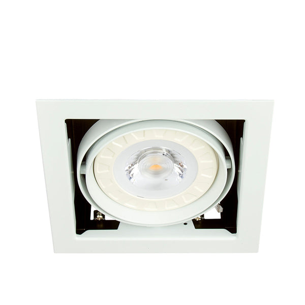 SPOT EMPOTRABLE DE TECHO DIRIGIBLE PARA INTERIOR LED 100-240/12V G53 YD-500-1/B
