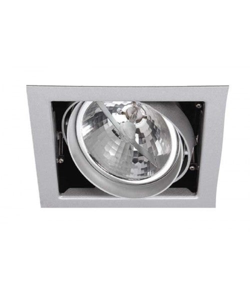 EMPOTRADO BASE AR11 1X50W SATINADO