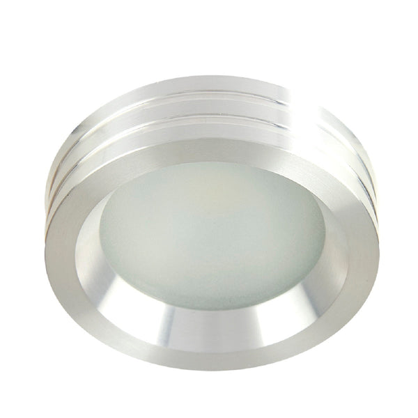 SPOT EMPOTRABLE FIJO DE TECHO PARA INTERIOR LED 100-240/12V GX5.3 YD-600/AL
