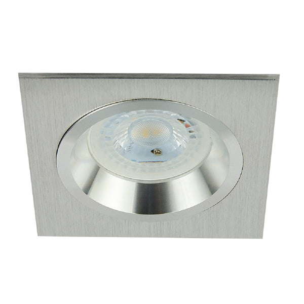 SPOT EMPOTRABLE FIJO DE TECHO PARA INTERIOR LED 100-240/12V GX5.3 YD-620/AL