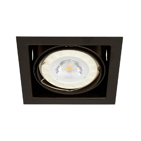 SPOT EMPOTRABLE DIRIGIBLE DE TECHO PARA INTERIOR LED 100-240/12V G53 YD-700-1/N