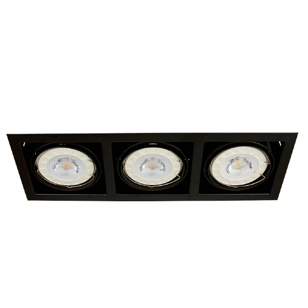 SPOT EMPOTRABLE DIRIGIBLE DE TECHO PARA INTERIOR LED 100-240/12V G53X3 YD-700-3/N