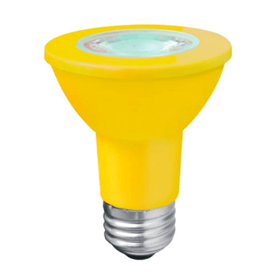 FOCO LED PAR20 AMARILLO 6W 100-240V