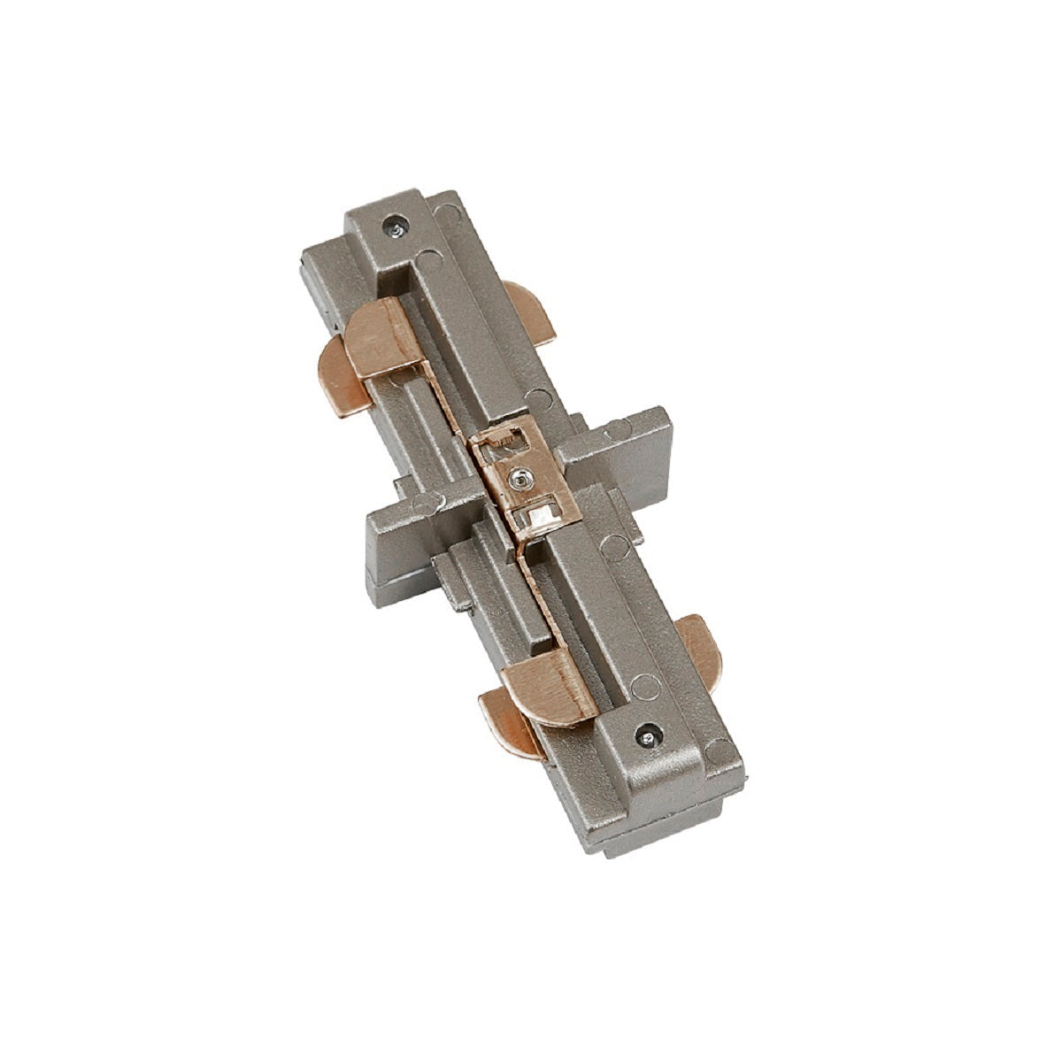 CONECTOR RECTO PARA RIEL DE SPOT SATINADO  YS-I/S