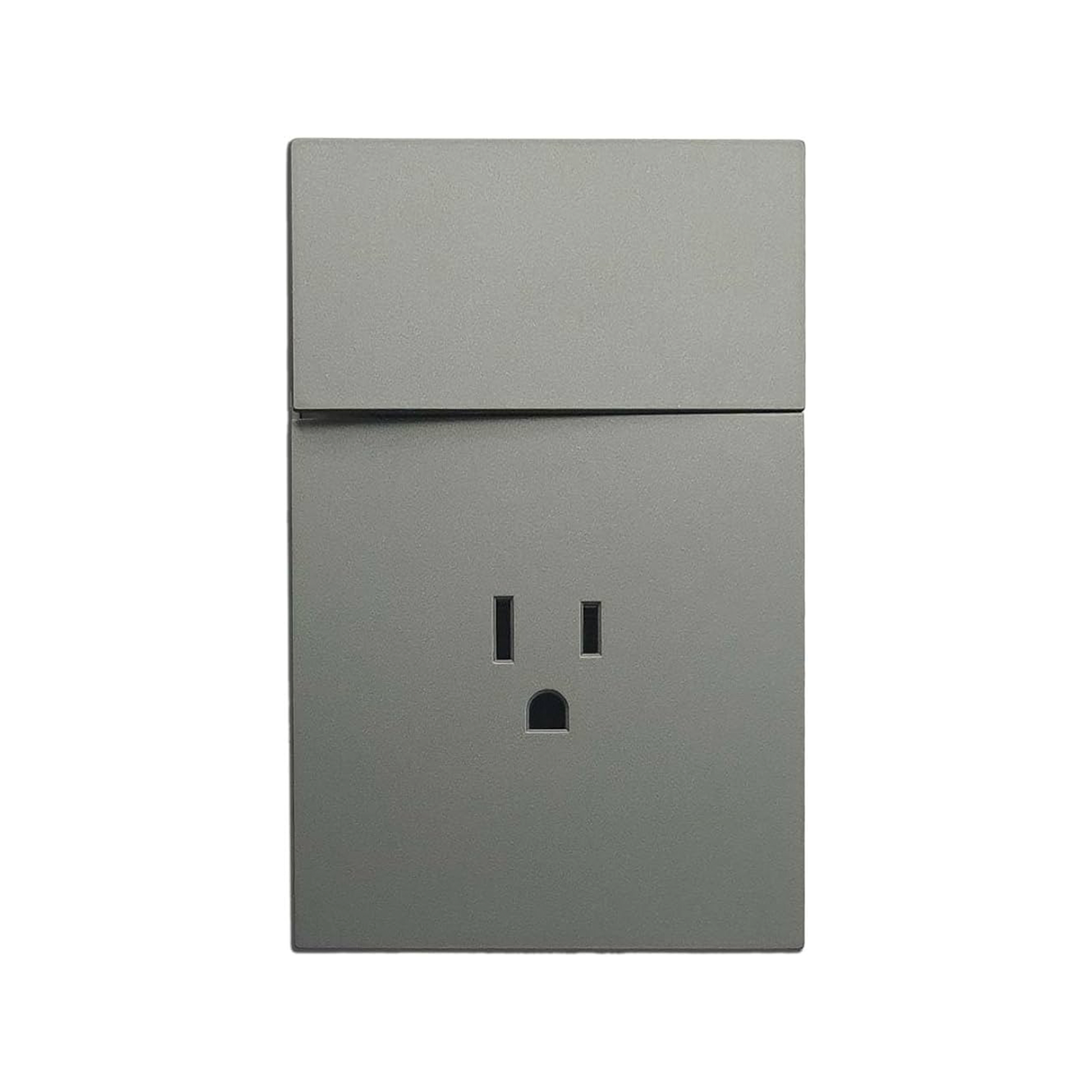 APAGADOR SENCILLO CON CONTACTO GRIS OXFORD 3 VIAS LUXURY ARTLITE APL-405