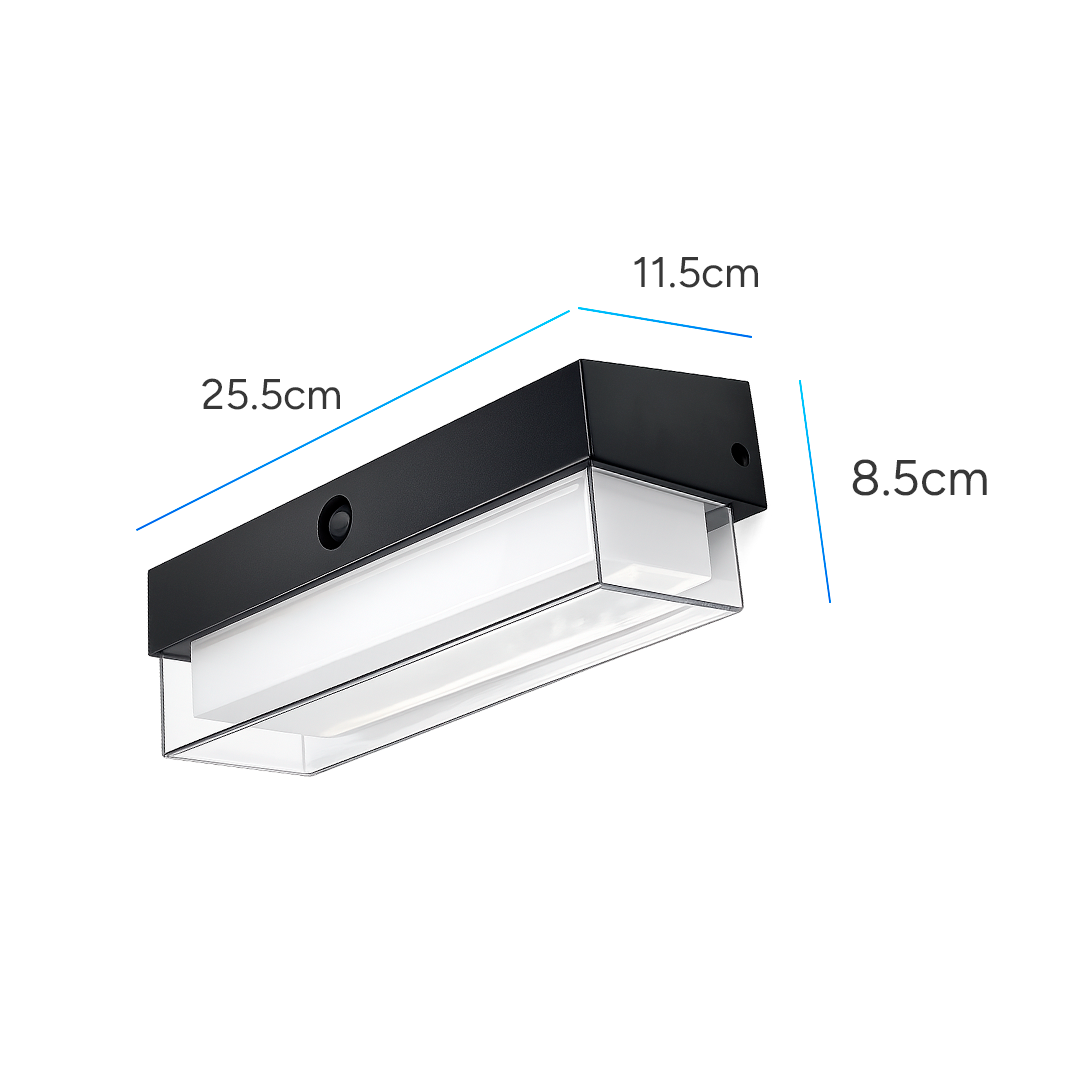 LAMPARA ARBOTANTE MURO SOLAR EXTERIOR IP54 65K LUZ FRÍA BOOMER SA2102A6