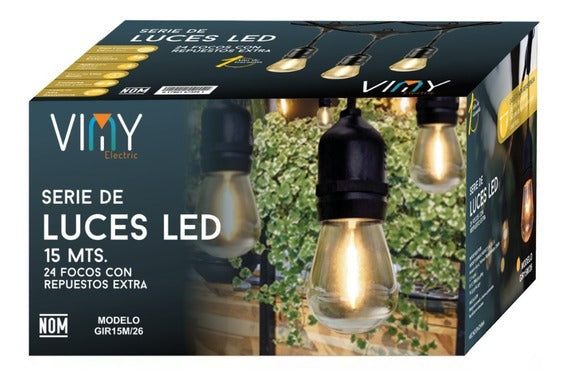 SERIE DE FOCOS LED VINTAGE 15M E26 GIR15M/26