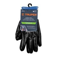 GUANTES DE POLIÉSTER MEDIANOS RECUBRIMIENTO NITRILO TRUPER 18026 GU-152