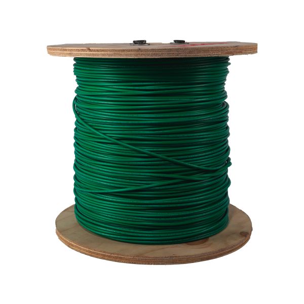 CABLE CALIBRE #10 THW VERDE CARRETE  1000M