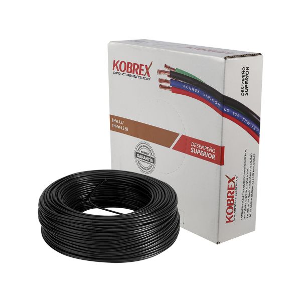 CABLE CALIBRE #12 THW NEGRO CAJA 100M