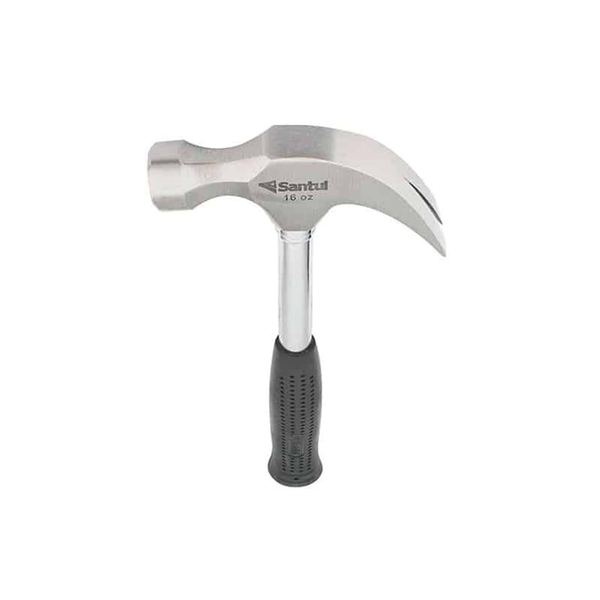 MARTILLO UÑA CURVA 16OZ MANGO METÁLICO CON NEOPRENO SANTUL 7043