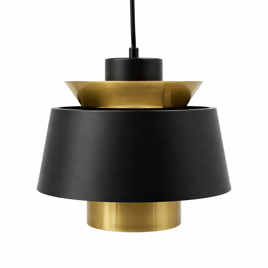 COLGANTE DECORATIVO NEGRO DORADO METAL E27 MAXXI MX-CL8065/N/D