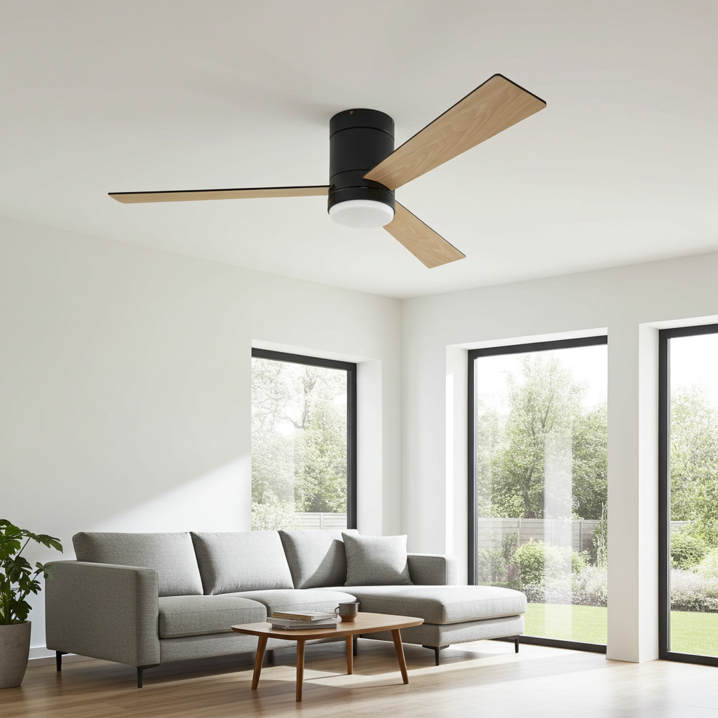 VENTILADOR 52" VALMIERA LUZ LED INTEGRADO BOOMER VT280452