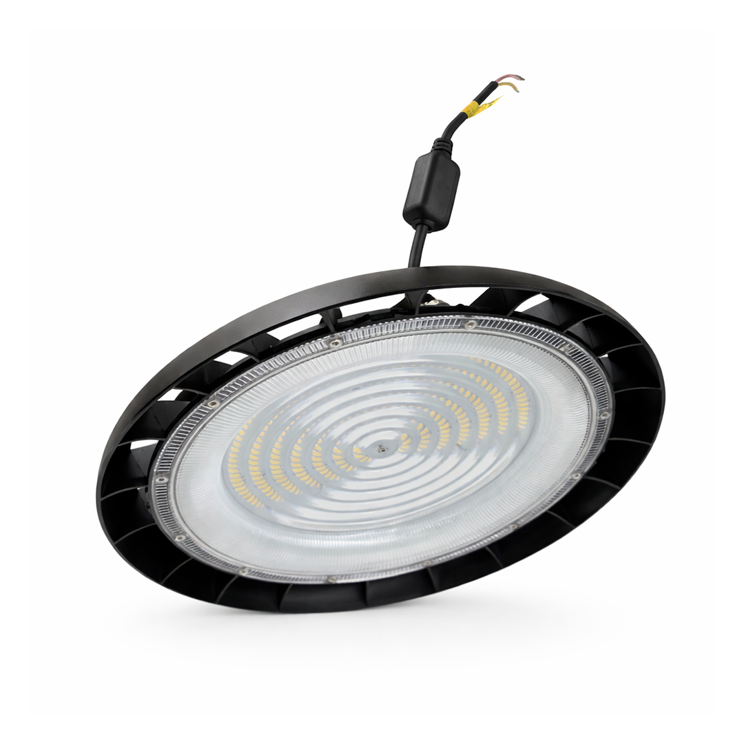LÁMPARA HIGH BAY UFO 300W 42,000LM 57K LUZ FRÍA PHILCO 57686. INCLUYE SUPRESOR DE PICOS DE 10KVA