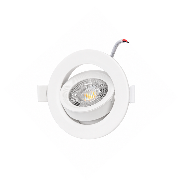 SPOT EMPOTRABLE LED DIRIGIBLE 9CM 6W 500LM 30K LUZ CÁLIDA PHILCO 57202