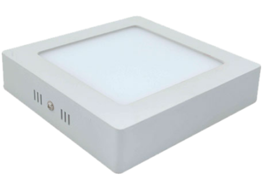 PANEL CUADRADO FAT 18W LUZ FRIA SOBREPONER MARCA TECHNOSHINE 6500K