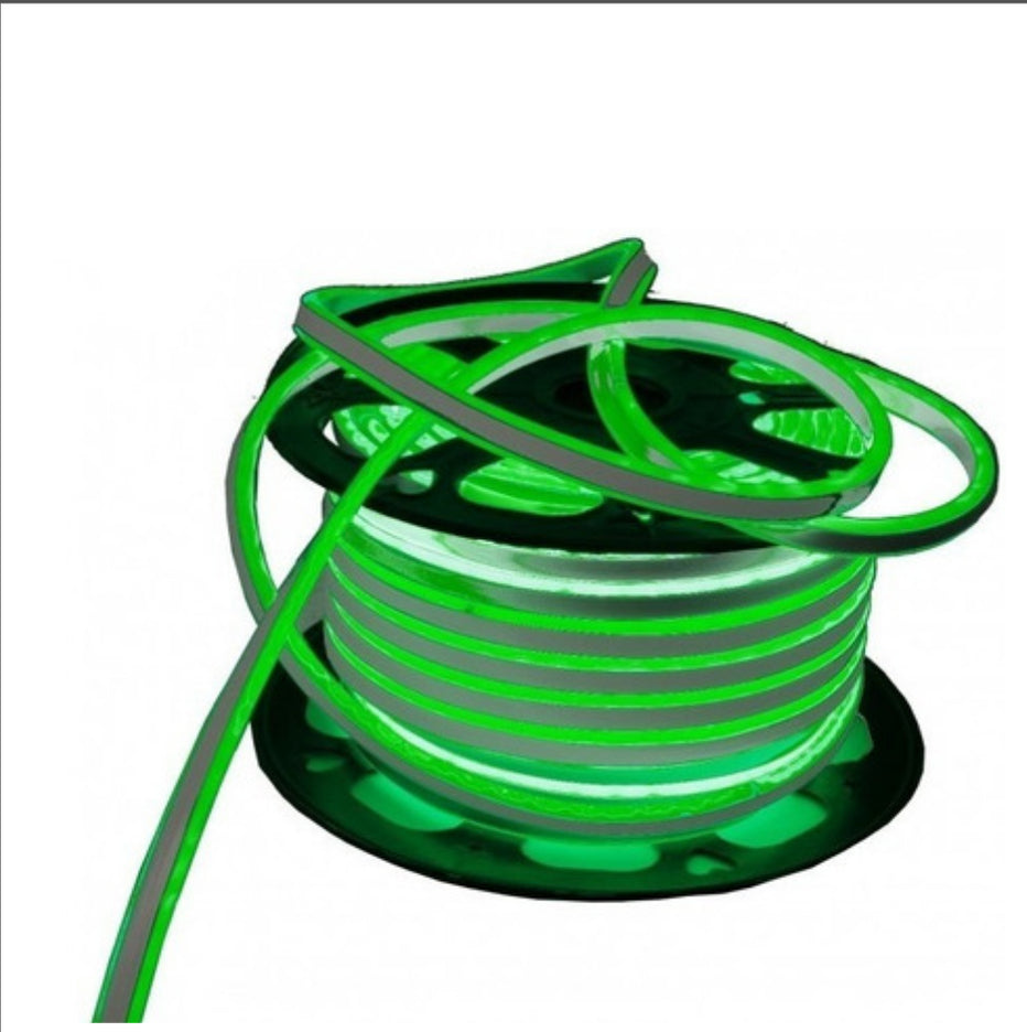 MANGUERA LED NEON 25 MTS. 120V VERDE TECHNOSHINE TECHNO SHINE NEO25M2835GR