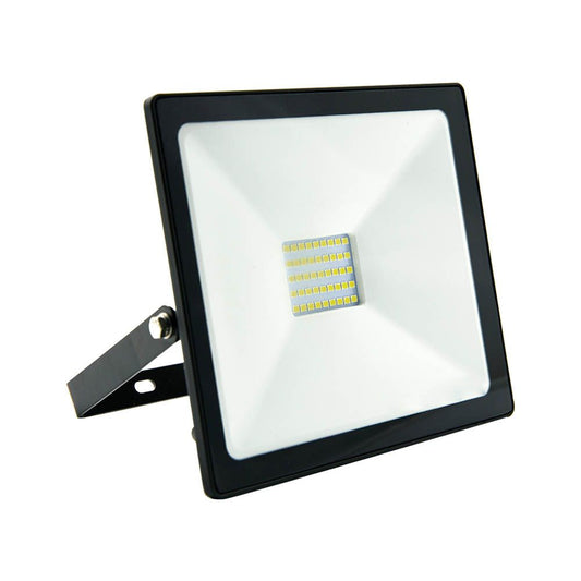 REFLECTOR 20W 65K IP65 100-140V LUZ FRIA MARCO NEGRA