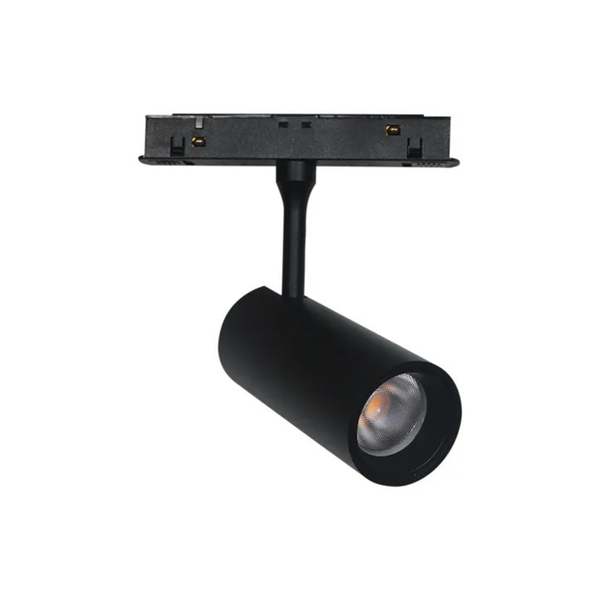 LÁMPARA RIEL MAGNÉTICO NEGRO 12W 30K LUZ CÁLIDA TECNOLED ML-MGTR-TRA12WBC