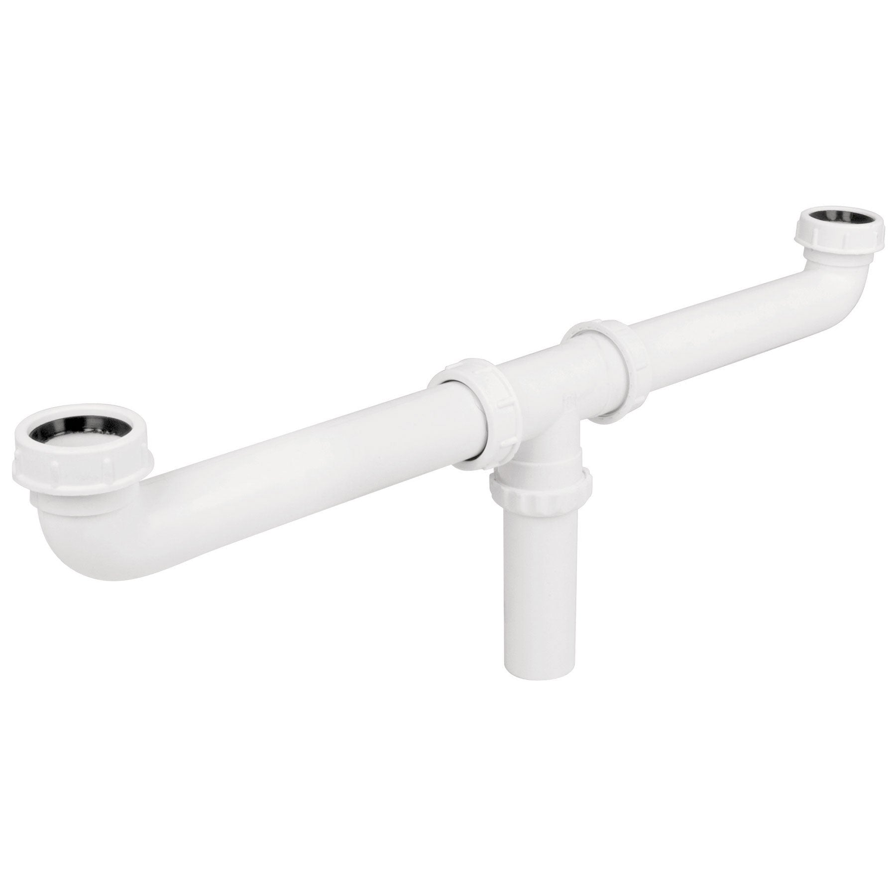 CÉSPOL DOBLE PARA FREGADERO POLIPROPILENO 1-1/2" FOSET 48338 CED-11