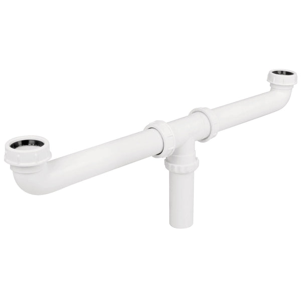 CÉSPOL DOBLE PARA FREGADERO POLIPROPILENO 1-1/2" FOSET 48338 CED-11