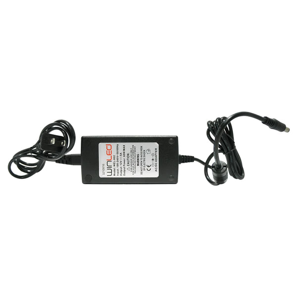 FUENTE DE PODER TIPO ELIMINADOR DE VOLTAJE CD 12V A 5 AMP 60W INTERIOR ADAPTADOR 12 VOLTS DE 60W