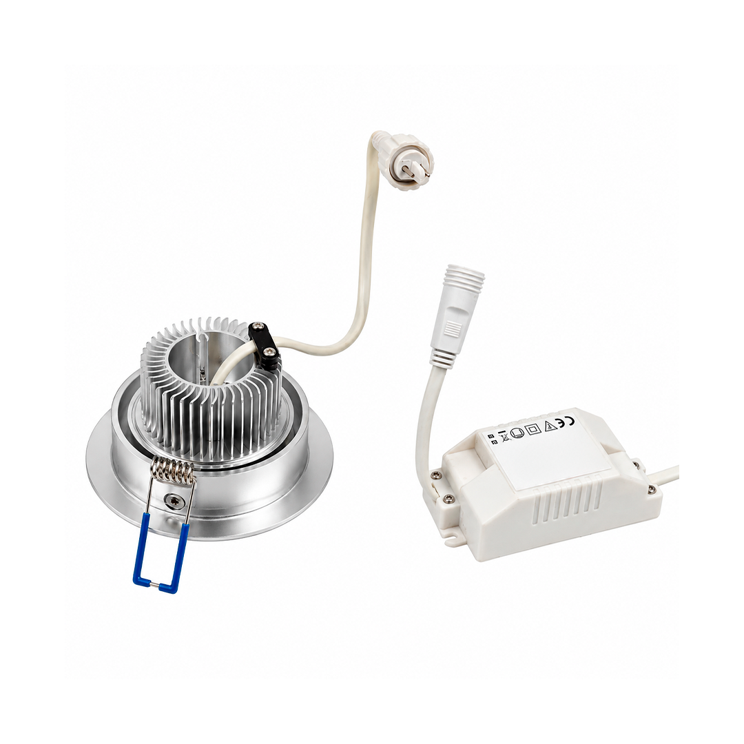 SPOT EMPOTRADO LED 5W 30K LUZ CÁLIDA GEOPOWER LE-06S-C