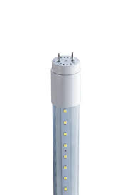 Paquete Varios Tubo LED Transparente Conexión 1 Lado Blanco Frío 18W 100-240V 65K