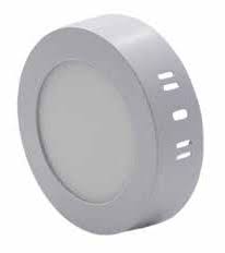 PANEL LED FAT SOBREPONER REDONDO 7W 85-265V LUZ FRÍA