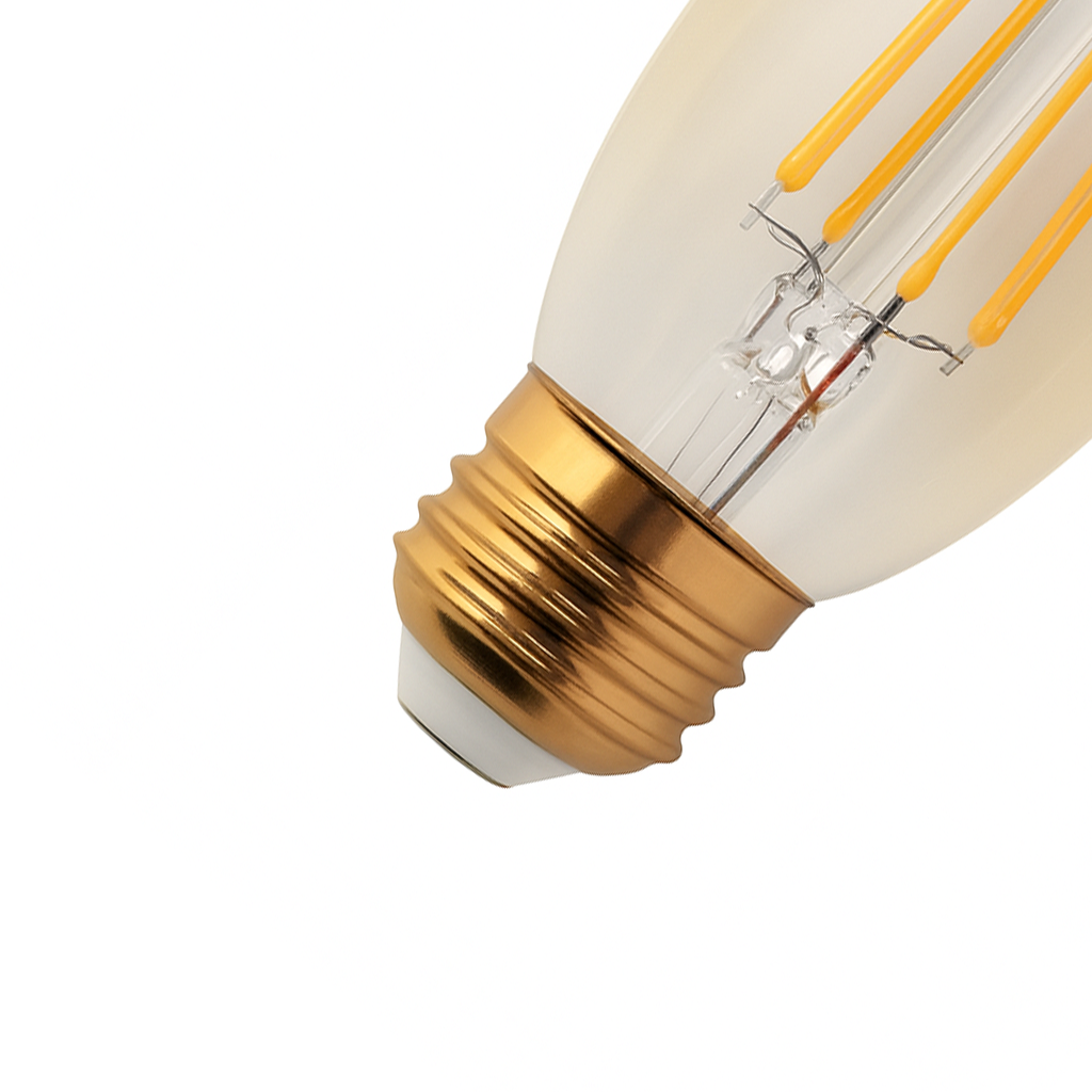 Foco LED Vela Vintage Dimeable Retro 3W 120V 300LM 22K E27 LEDFIL-VE26/BC